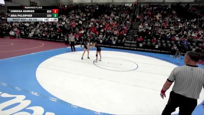 4A 115 lbs Champ. Round 1 - Chrissa Hawkes, Bear River vs Aria Pulsipher, Cedar