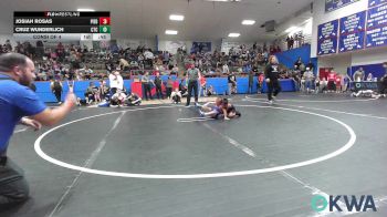 49 lbs Consi Of 4 - Josiah Rosas, Piedmont vs Cruz Wunderlich, Chandler Takedown Club