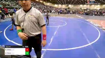 52 lbs Semifinal - Robert Gibbs, The Glasgow Wrestling Academy vs Uzziah Clark, Team OKWA