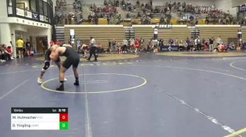 184 lbs Consi Of 16 #2 - Mitch Hutmacher, Purdue vs Derek Yingling, Unrostered-Slippery Rock University