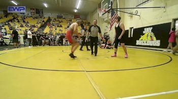 170 lbs Semifinal - Brendan Bell, Fort Gibson Youth Wrestling vs Wyatt Anderson, Vinita