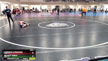 50 lbs Quarterfinals (8 Team) - Beckett Goble, Foley vs Harrison Citrowske, Canby