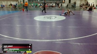 65 lbs Placement (4 Team) - Jace Arndt, LCWM vs Jordy Ignaszewski, Maple River/USC