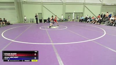 106 lbs Round 2 (8 Team) - Ethan Busby, California Blue vs Ryan Hirchert, Idaho