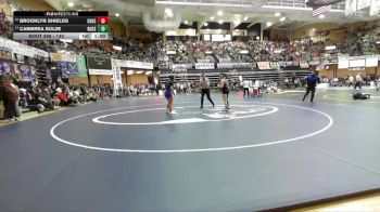 140 lbs Cons. Round 2 - Cambrea Solze, Russell HS vs Brooklyn Shields, Cherryvale Hs