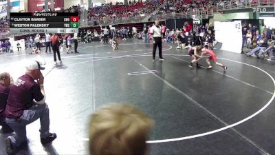 50 lbs Cons. Round 1 - Clayton Barber, CWO vs Weston Palensky, Yutan Wrestling Club