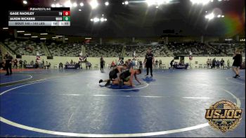 140 lbs Final - Gage Rackley, Tuttle Wrestling vs Jaxon Rickers, Woodward Youth Wrestling