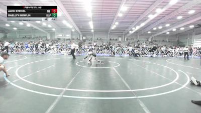 75 lbs Rr Rnd 3 - Alex Strobl, The Fort Hammers vs Raellyn Nowlin, Reaper Wrestling Club