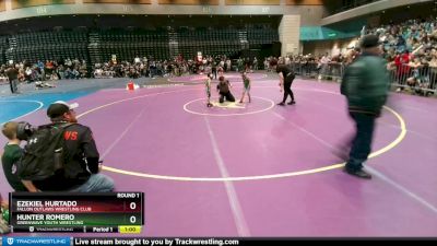 44-44 lbs Round 1 - Hunter Romero, Greenwave Youth Wrestling vs Ezekiel Hurtado, Fallon Outlaws Wrestling Club