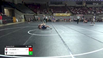 174 lbs Consi Of 16 #1 - Adam Gluck, Ohio State WC vs Thomas Kelly, Maine