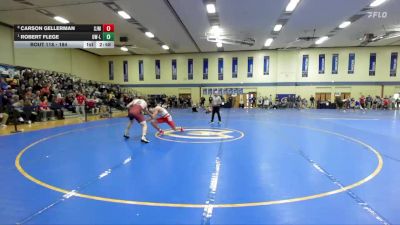 184 lbs Quarterfinal - Robert Flege, Wisconsin-La Crosse vs Carson Gellerman, St. Johns (mn)