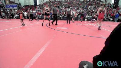 97 lbs Rr Rnd 2 - Jaycee Wardlow, Gameface Acadamy vs Alayah Losey, Maize Wrestling Club