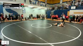 140 lbs. Quarterfinal - Adia Hull, Willard vs Julian Smith, Principia