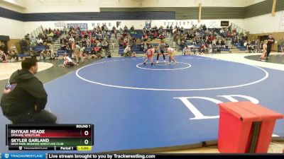 120 lbs Round 1 - Skyler Garland, Deer Park Ironman Wrestling Club vs Rhykar Meade, Spokane Wrestling