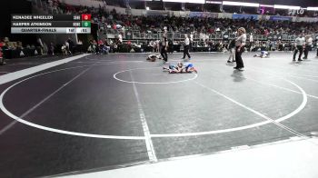 53 lbs Quarterfinal - Kenadee Wheeler, Seneca Youth WC vs Harper Atkinson, Honey Badger WC