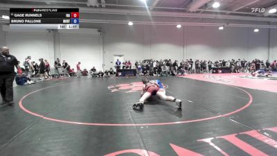 92 lbs Champ. Round 1 - Gage Runnels, Interior Grappling Academy vs Bruno Pallone, Montana