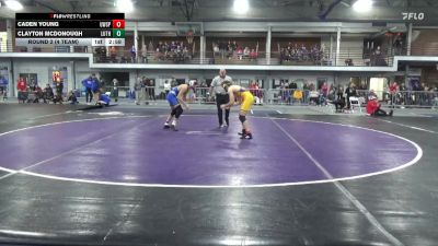 165 lbs Round 2 (4 Team) - Caden Young, Wisconsin-Stevens Point vs Clayton McDonough, Luther