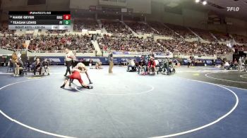 120-D4 5th Place Match - Teagan Lewis, Payson High School vs Kaige Geyer, River Valley High School