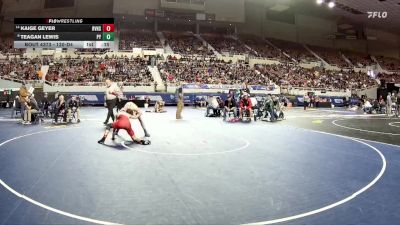 120-D4 5th Place Match - Teagan Lewis, Payson High School vs Kaige Geyer, River Valley High School