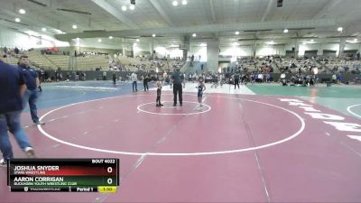 60 lbs Cons. Round 2 - Joshua Snyder, Stars Wrestling vs Aaron Corrigan, Buckhorn Youth Wrestling Club