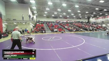 165 lbs Quarterfinal - Aaden Valdez, Adams State vs Tanner Baumgartner, Colorado Mesa