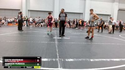 144 lbs Round 4 (6 Team) - Gavyn Whitehead, Indiana Outlaws vs Harrison Murdock, Misfits