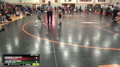 PW-13 lbs Cons. Round 1 - Thaddeus Phelps, Morning Sun Tigers vs Carter McLaren, Hammerin Hawks