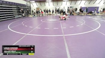 113 lbs Cons. Round 4 - Logan Conover, Fitz Wrestling Academy vs William Kelly, Triad Knights Wrestling Club