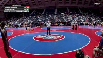 1A-165 lbs Champ. Round 1 - Alan Ortega, Jeff Davis HS vs Cayleb Sanford, Vidalia