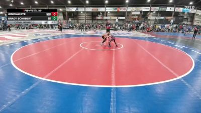 65 lbs Cons. Round 2 - Jedidiah Eye, Watford City Wolves vs Brady Schubert, Pirate Wrestling