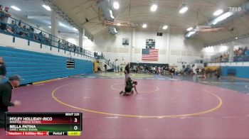 84-86 lbs Round 4 - Myley Holliday-Rico, Riverton Middle School vs Bella Patina, Lovell Middle School