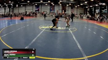 72 lbs Rd# 8- 12:30pm Saturday Final Pool - Isaac Hierro, POWA vs James Messina, Team Gotcha