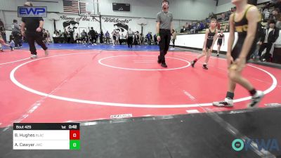 55-61 lbs Rr Rnd 3 - Beau Hughes, Black Fox Wrestling Club vs Achilles Cawyer, Jay Wrestling Club