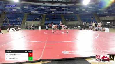 132 lbs Final - Caleb Schaefer, Maurer Coughlin Wrestling Club vs Liam Neitzel, Pinnacle Wrestling Club