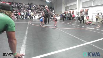 45 lbs Consi Of 8 #2 - Lainey Mitchell, Pawnee Wrestling Club vs Dante Perez, Tiger Trained Wrestling