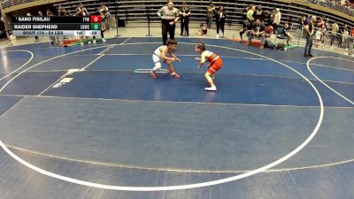 75 lbs Semis - Sano Fisilau, Team Prestige Wrestling vs Raider Shepherd, LV Bears Wrestling Club