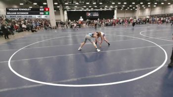 113 lbs Cons. Rd Of 64 - William Oconnor, South Dakota vs Holden Townsley, Nebraska
