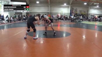 165 lbs Quarterfinal - Sam Richardson, McKendree vs Gavin Owens, Tiffin