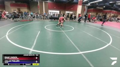 182 lbs Cons. Round 1 - Isaac Zapata, 512 Outlaw Wrestling vs Collin Phillips, Texas