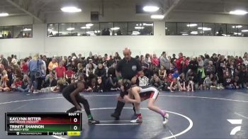 96 lbs Champ. Round 1 - Kaylynn Ritter, Whittemore-Prescott vs Trinity Shannon, No Mercy BTSD
