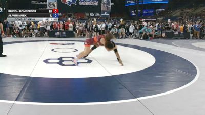 125 lbs Cons. Rd Of 64 - Rileigh Romberger, Maryland vs Alauni Muex, Illinois