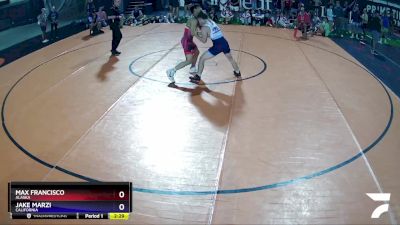 120 lbs Semifinal - Max Francisco, Alaska vs Jake Marzi, California