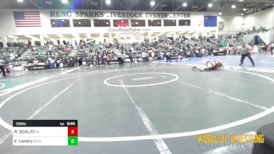 135 lbs Consi Of 64 #2 - RACE SCALICI, Team Aggression vs Ezekial Landry, Nevada County Bruins