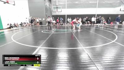 132 lbs Cons. Round 1 - Liam Keen, Spartan Wrestling vs Ben Dickinson, Standfast Wrestling