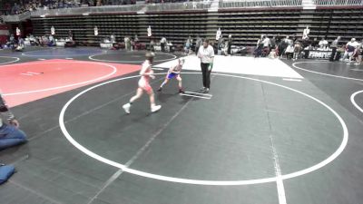 62 lbs 2nd Place - Chayton Salway, Gladiator Wrestling Academy vs Weston Paladini, Black Fox Wrestling Academy