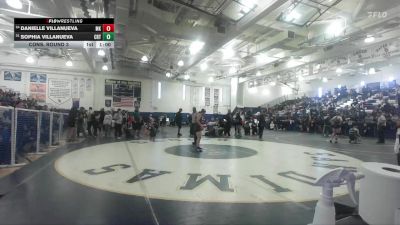 135 lbs Cons. Round 3 - Danielle Villanueva, Mark Keppel vs Sophia Villanueva, South Torrance