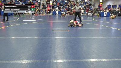 56 lbs Consy 5 - Rhett Jenkins, Young Guns vs Kaden Slebodnik, Belle Vernon