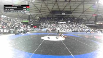 Boys 4A 113 lbs Cons. Round 2 - Tyler Grife, Lincoln (Seattle) vs Vincent Nicacio, Kamiakin