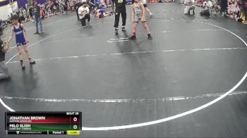 72 lbs Quarterfinal - Jonathan Brown, Gaston Grizzlies vs Milo Sligh, Cane Bay Cobras