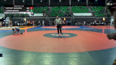 1A-4A 113 Cons. Round 2 - Anthony Giadurgis, Cherokee County vs Landon Burton, Alabama School Of Cyber Technology And Engineering